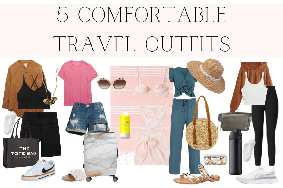 airplane travel outfits